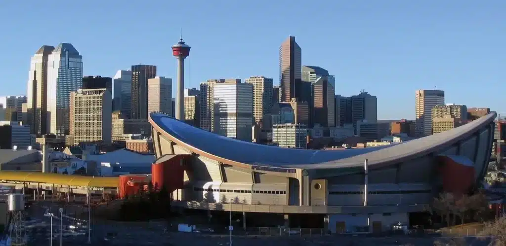 Calgary skyline at day time