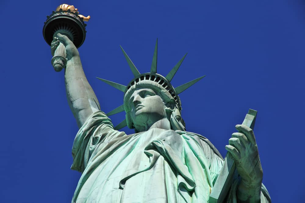 New York city statue of liberty
